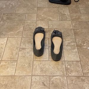 Gray flats size 8